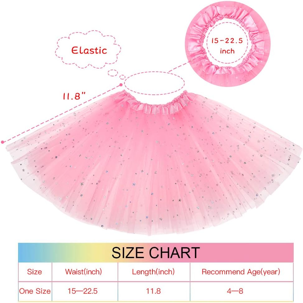 Yocharm 10pcs Multicolored Princess Crown Tiara Ballet Tutu Accessories for Girls Party Favors