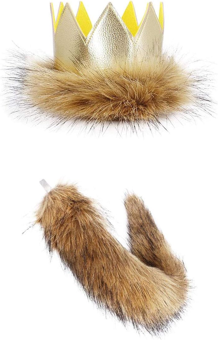 Wild One Baby Boys Cake Smash First Birthday Outfit Nappy Cover Suspenders Bowtie Crown Costume