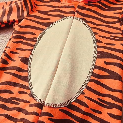 ROYLAMP Baby Halloween Tiger Costume Hoodie Romper