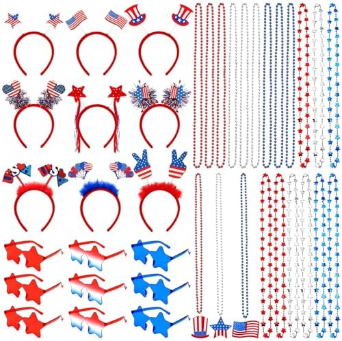 39 PCS Fourth of July Accessory Set for Women