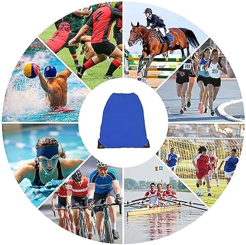 CODOBON 16 Pcs Bulk Drawstring Bags Royal Blue