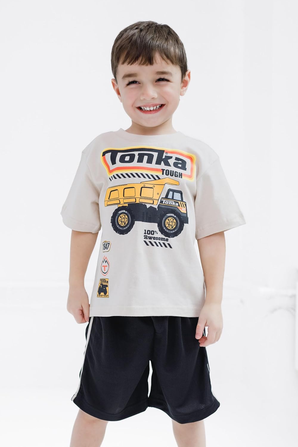 Tonka T-Shirt and Mesh Shorts Outfit Set for Boys 2T-7-8