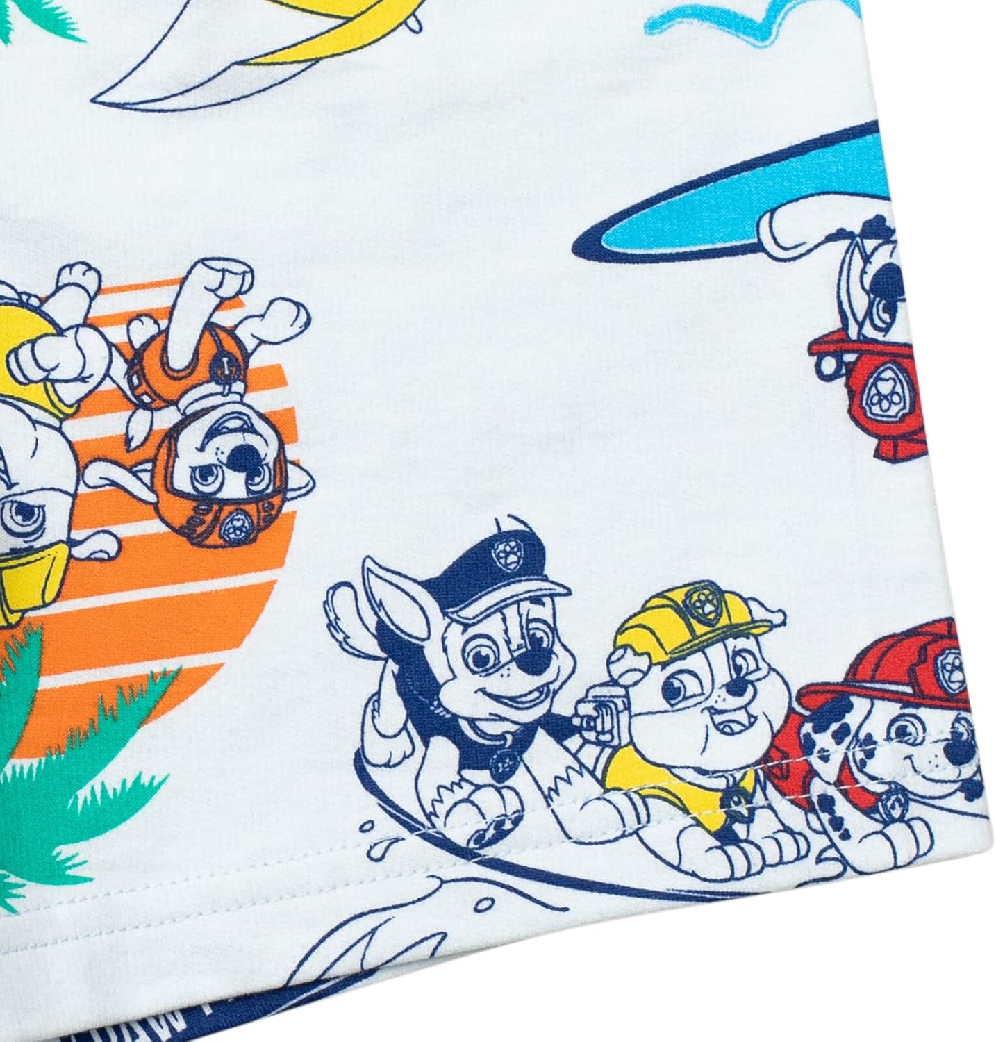 Paw Patrol Animals French Terry T-Shirt and Shorts Set for Boys