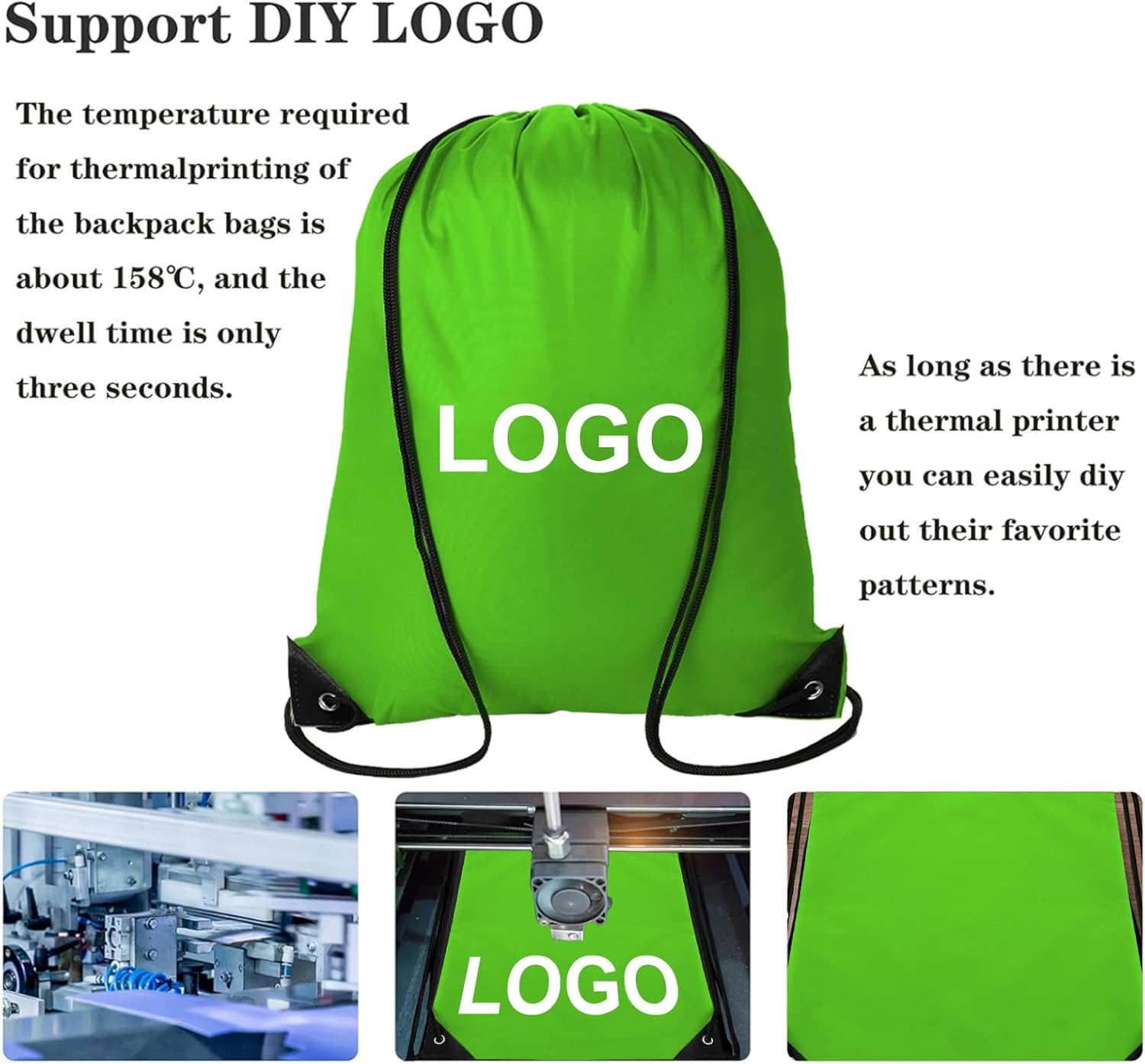 60 Pieces Drawstring Sports Backpack Bags Bulk Gym Sack for Men Women Outdoor