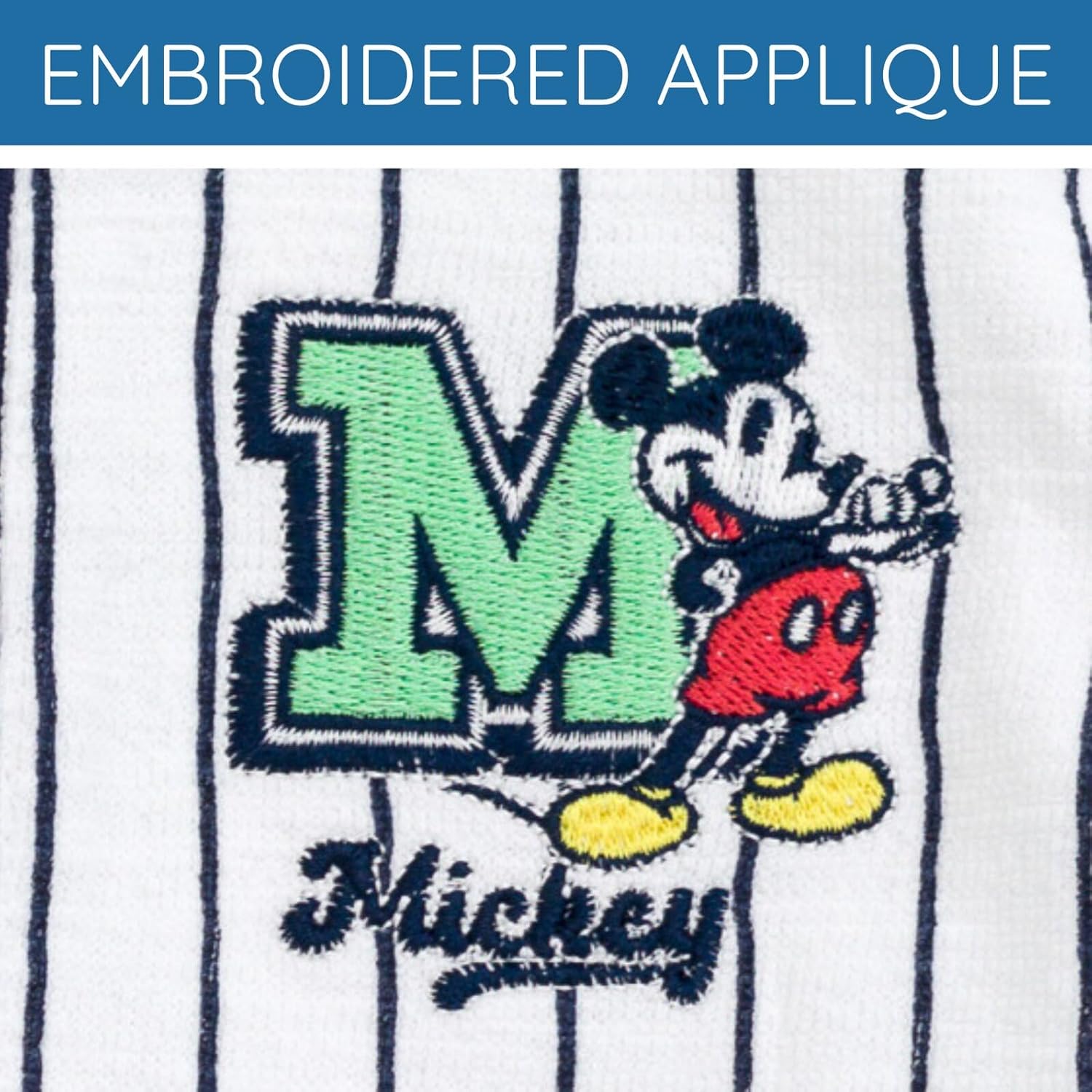 Disney Mickey Mouse Button Down Shirt and Denim Shorts Set for Newborn to 5 Years