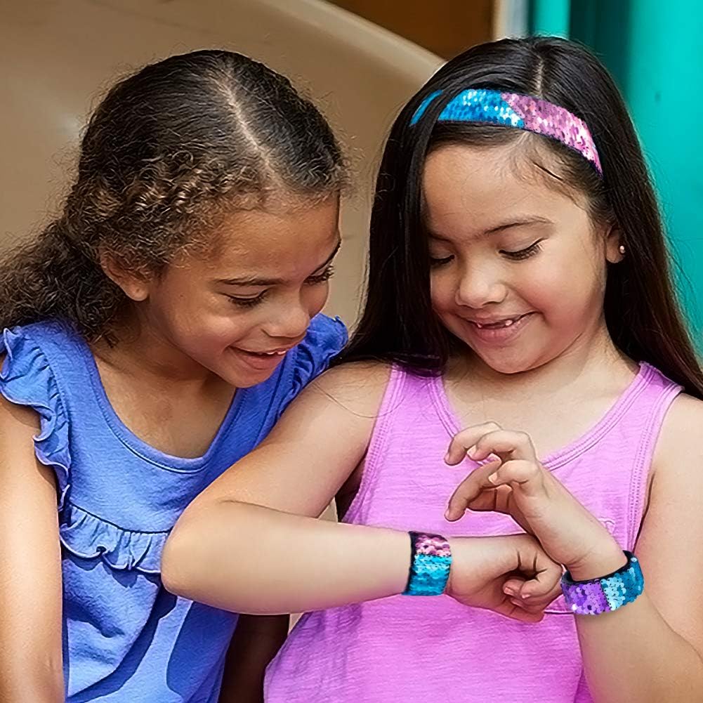 GAEN Mermaid Reversible Sequin Drawstring Backpack for Kids Girls One Size