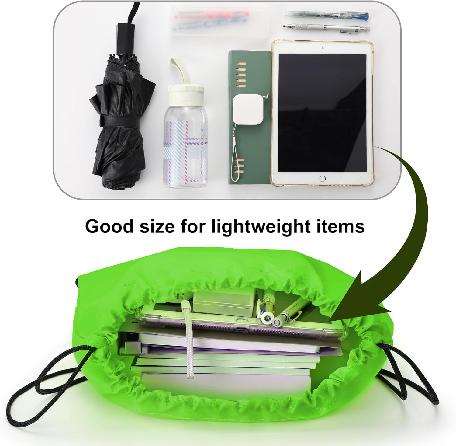 60 Pieces Drawstring Sports Backpack Bags Bulk Gym Sack for Men Women Outdoor