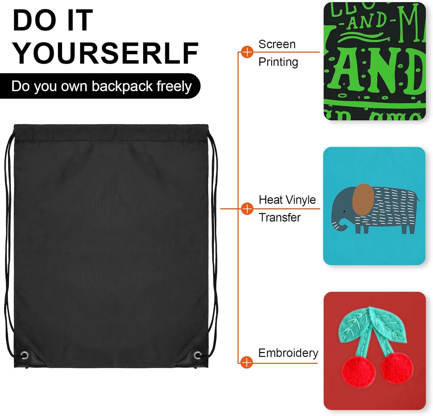 Shappy 100 Piece Drawstring Backpacks Waterproof Cinch Bags Multicolor Large Capacity