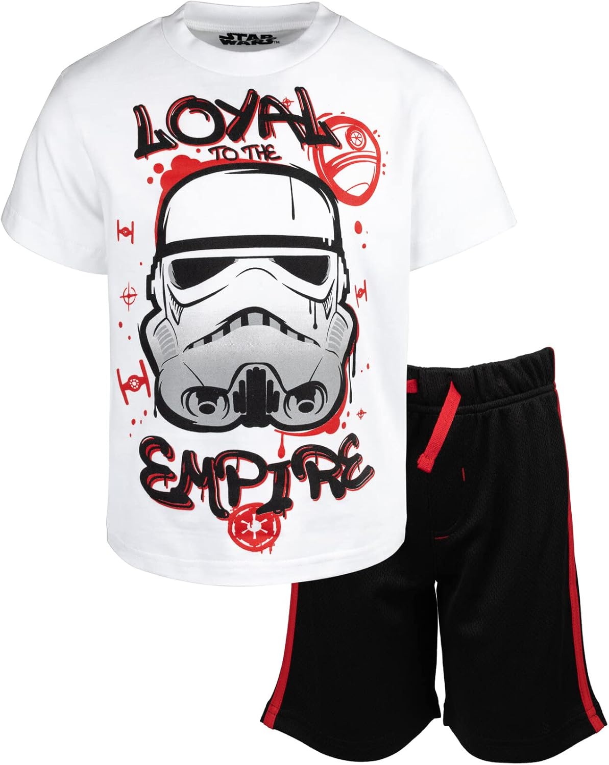 Star Wars Darth Vader Stormtrooper T-Shirt and Shorts Set for Kids