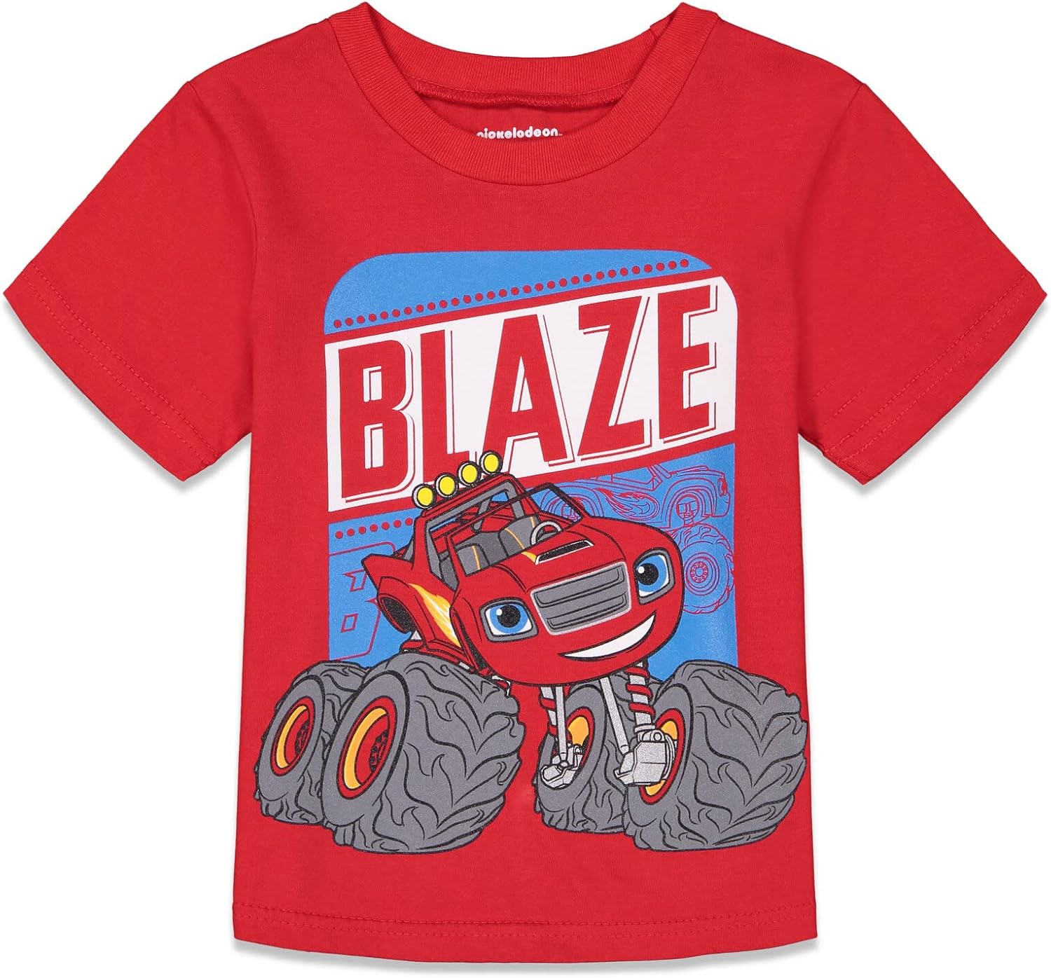 Nickelodeon Blaze and the Monster Machines Graphic T-Shirt and Shorts Outfit Set for Boys