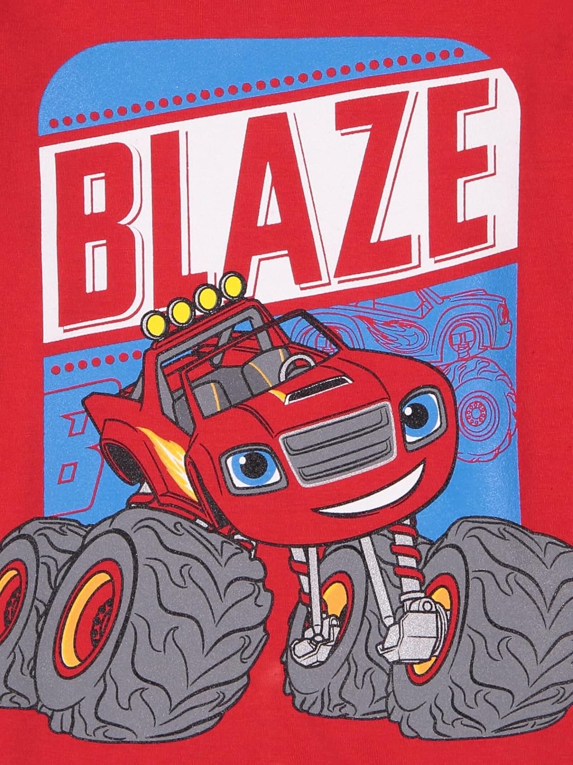 Nickelodeon Blaze and the Monster Machines Graphic T-Shirt and Shorts Outfit Set for Boys