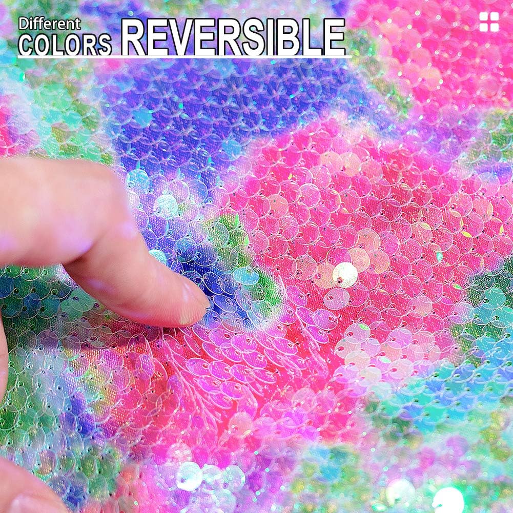 GAEN Mermaid Reversible Sequin Drawstring Backpack for Kids Girls One Size