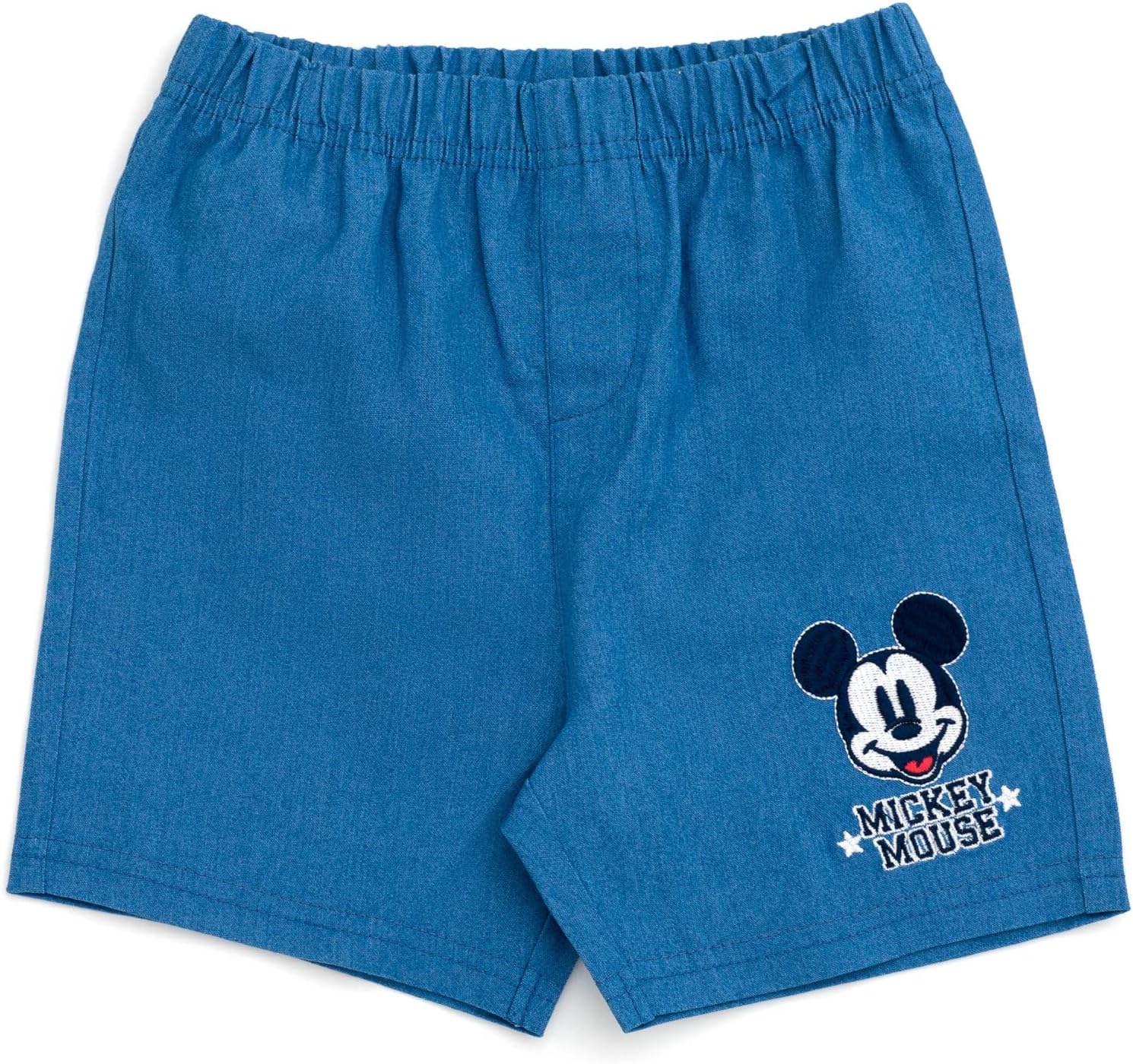 Disney Mickey Mouse Button Down Shirt and Denim Shorts Set for Newborn to 5 Years
